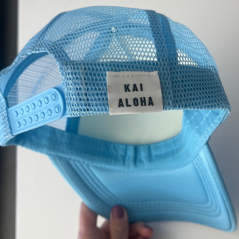 Kai Aloha "Aloha Friday" Hawaii Trucker Hat - Blue & Pink LIMITED EDITION - Picture 4 of 6